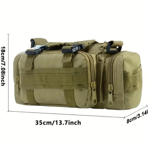 - #786 Military Canvas Bug-out / Tool bag Color python mud(od green/camo) - Picture 9 of 9